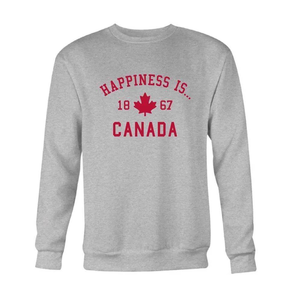 Men’s Canada 1867 Crew Sweatshirt, Heather Grey by Canada Collection