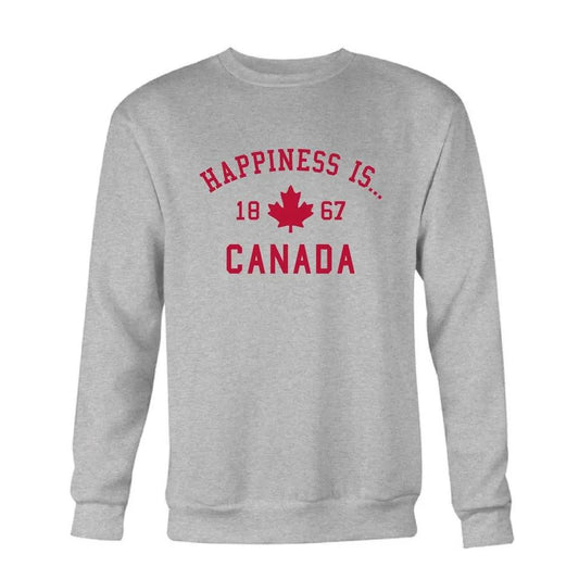 Men’s Canada 1867 Crew Sweatshirt, Heather Grey by Canada Collection