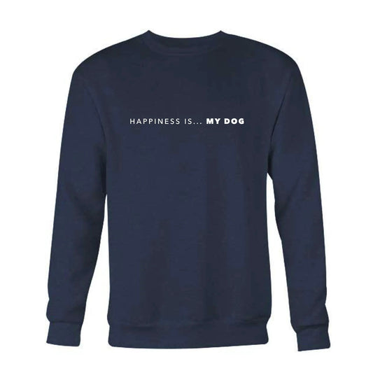 Men's My Dog Crew Sweatshirt, True Navy by Pets Collection