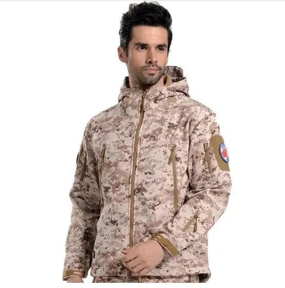 New TAD Gear Tactical Softshell Camouflage Outdoor HIiking Jacket Men Army Sport Waterproof Hunting Clothes Military Jacket by Vimost Shop