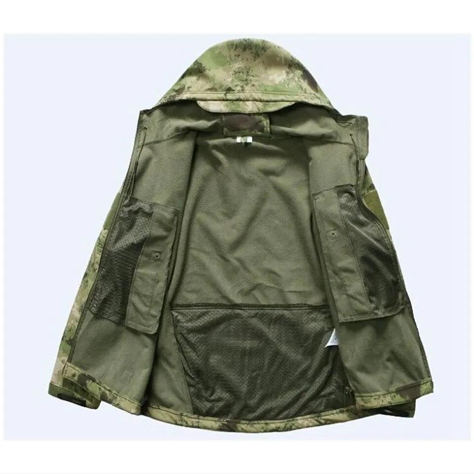 New TAD Gear Tactical Softshell Camouflage Outdoor HIiking Jacket Men Army Sport Waterproof Hunting Clothes Military Jacket by Vimost Shop