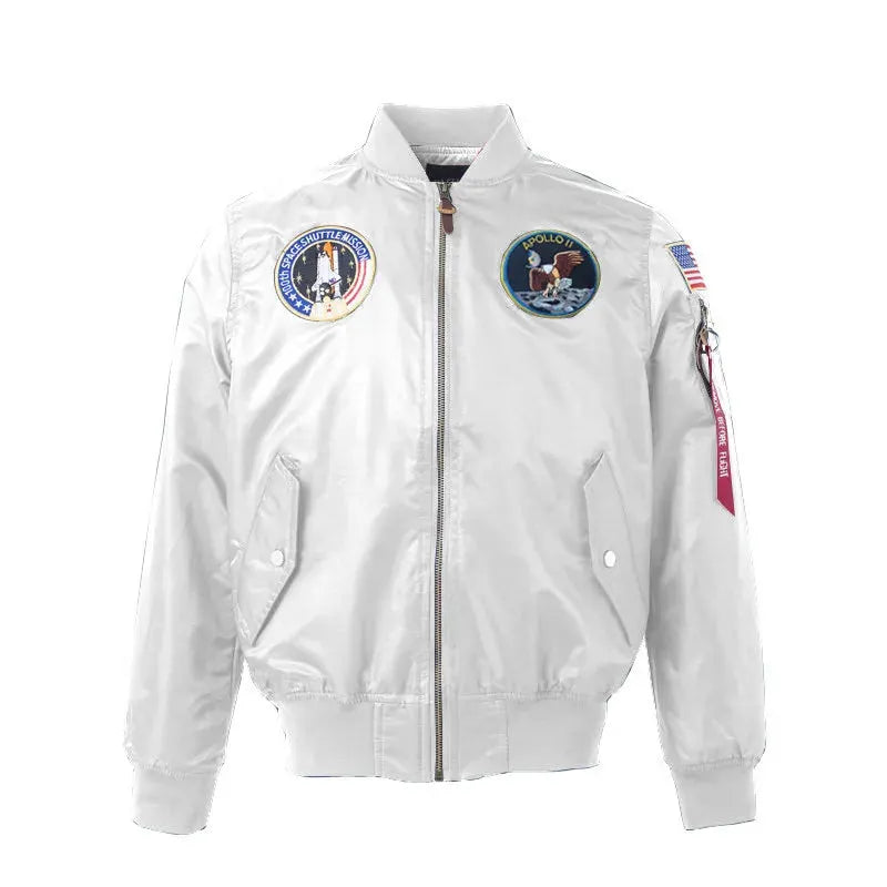 2023 Thin MA-1 hip hop streetwear letterman varsity jacket american college style wholesale baseball bomber flight jacket men by Vimost Shop