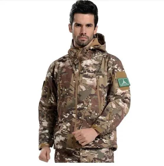 New TAD Gear Tactical Softshell Camouflage Outdoor HIiking Jacket Men Army Sport Waterproof Hunting Clothes Military Jacket by Vimost Shop