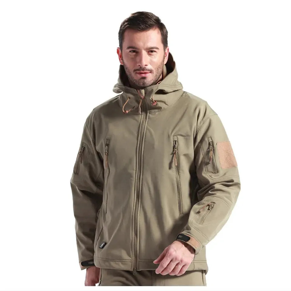 New TAD Gear Tactical Softshell Camouflage Outdoor HIiking Jacket Men Army Sport Waterproof Hunting Clothes Military Jacket by Vimost Shop
