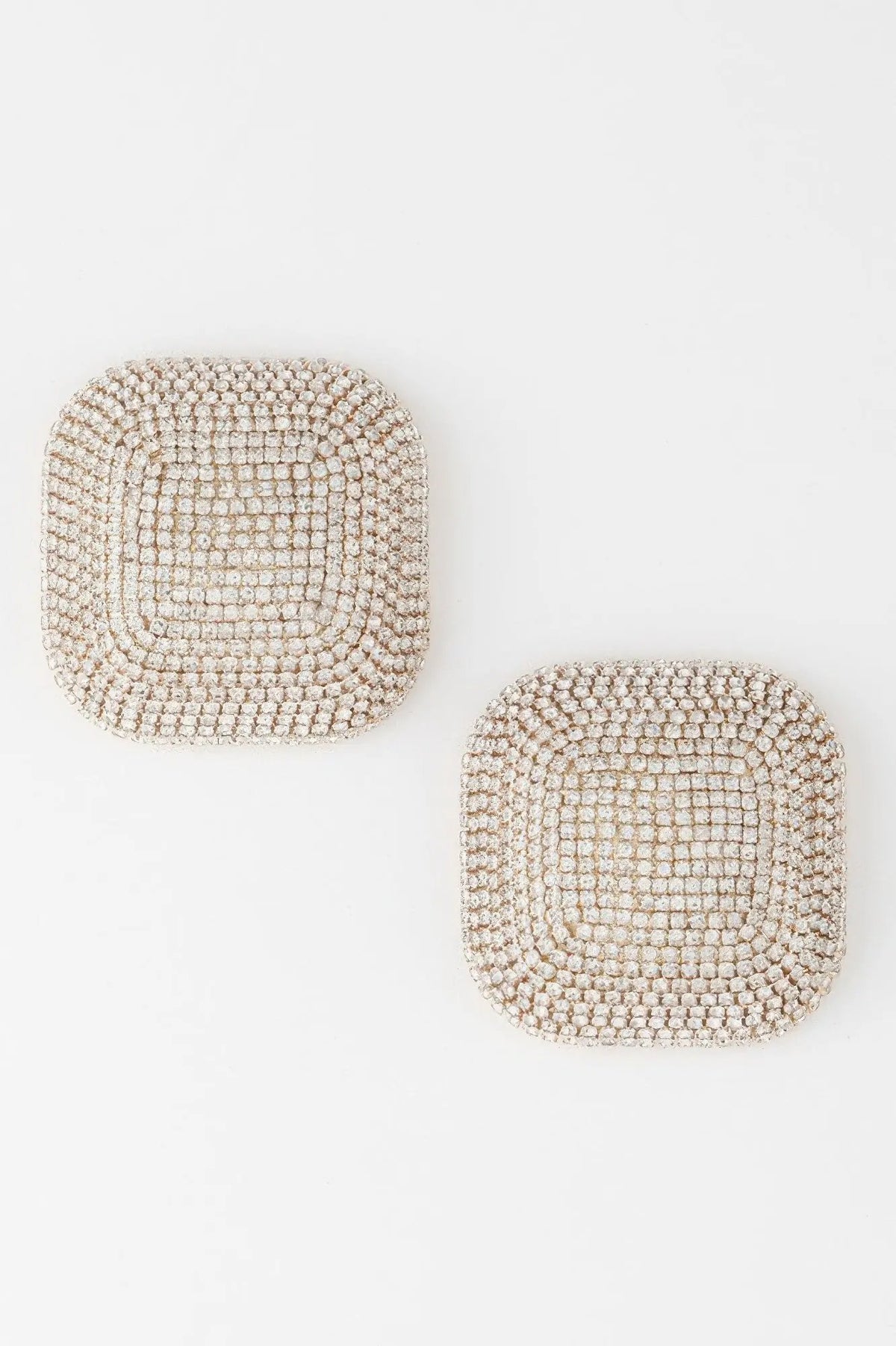 HUDSON YARDS All-over Rhinestone Glitter Earrings: BYMANYC ® New York by BYMANYC ® New York