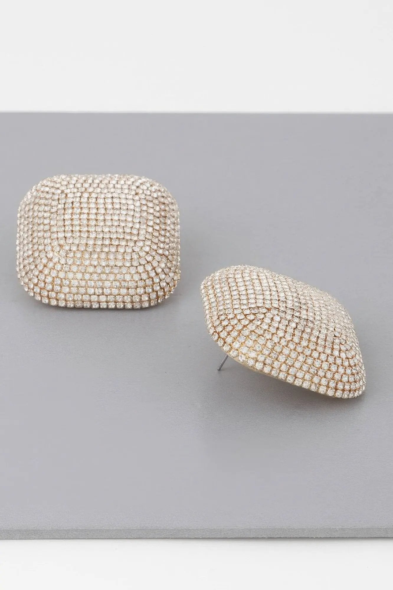 HUDSON YARDS All-over Rhinestone Glitter Earrings: BYMANYC ® New York by BYMANYC ® New York