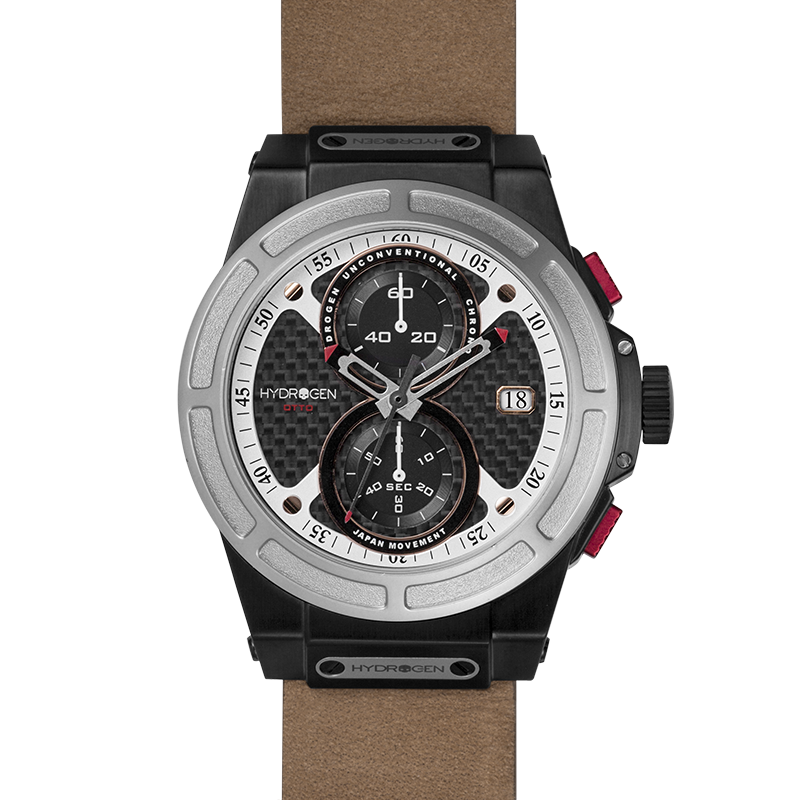Otto Chrono Silver Black Nato by Ruby Alcestis