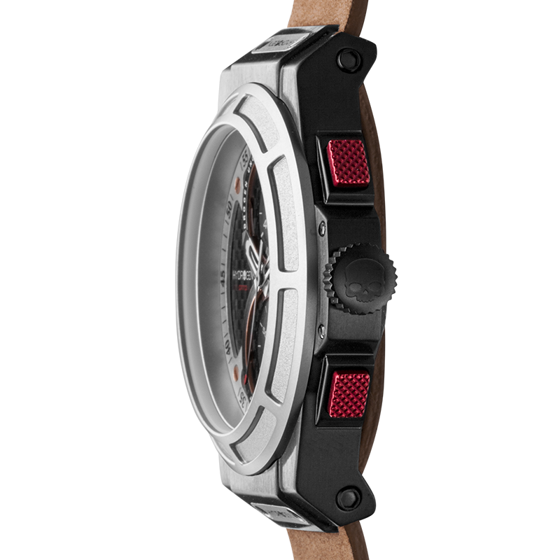 Otto Chrono Silver Black Nato by Ruby Alcestis