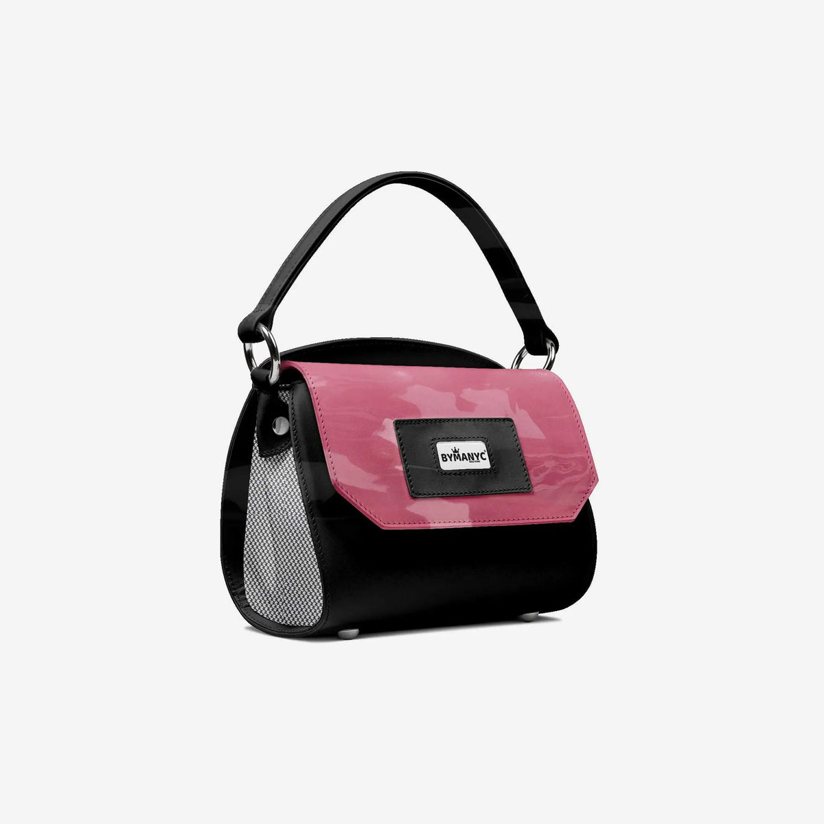 Handbag BYMANYC ® New York – Vegan Couture Trunk Mini in Manhattan Black by BYMANYC ® New York
