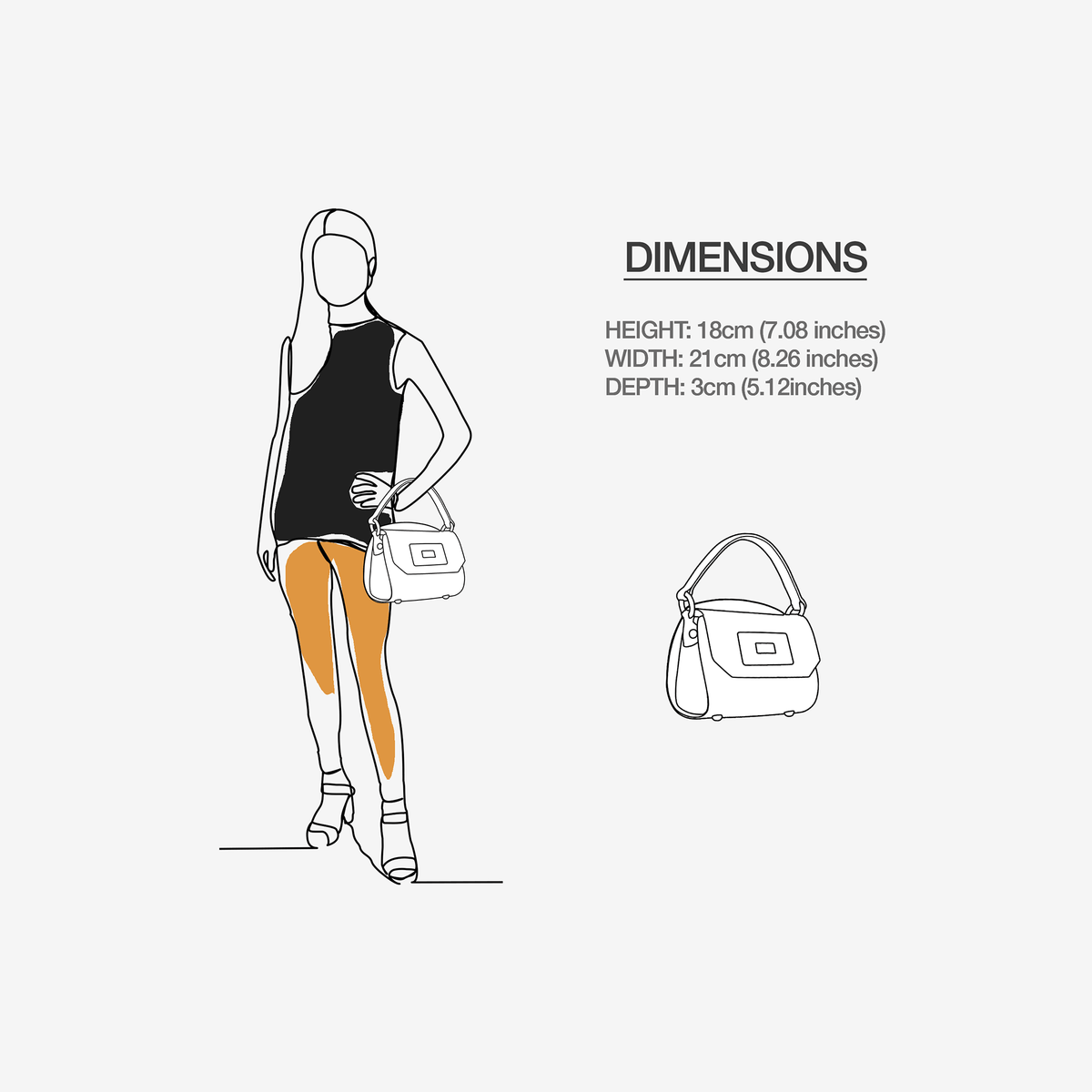 Handbag BYMANYC ® New York – Vegan Mini Trunk in Urban Elegance by BYMANYC ® New York