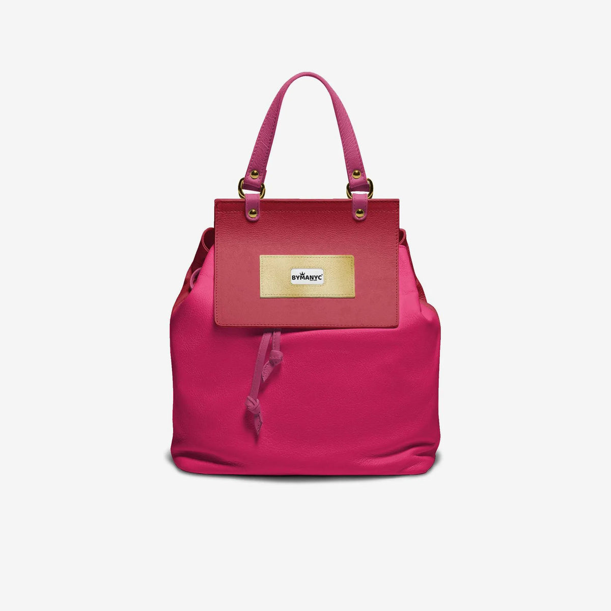 Handbag Vegan SOHO PINK – BYMANYC ® New York Made in Italy by BYMANYC ® New York