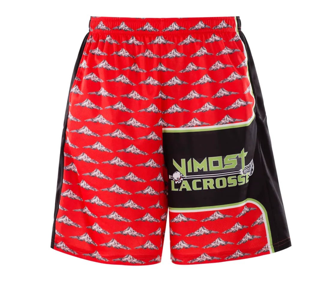 Custom Red Hills Lacrosse Pinnies and Shorts by Vimost Sportswear