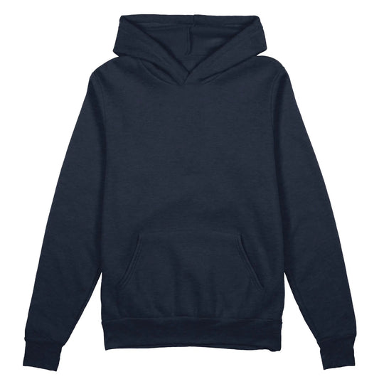 Unisex Plain Hoodie, True Navy by Coloured Blanks