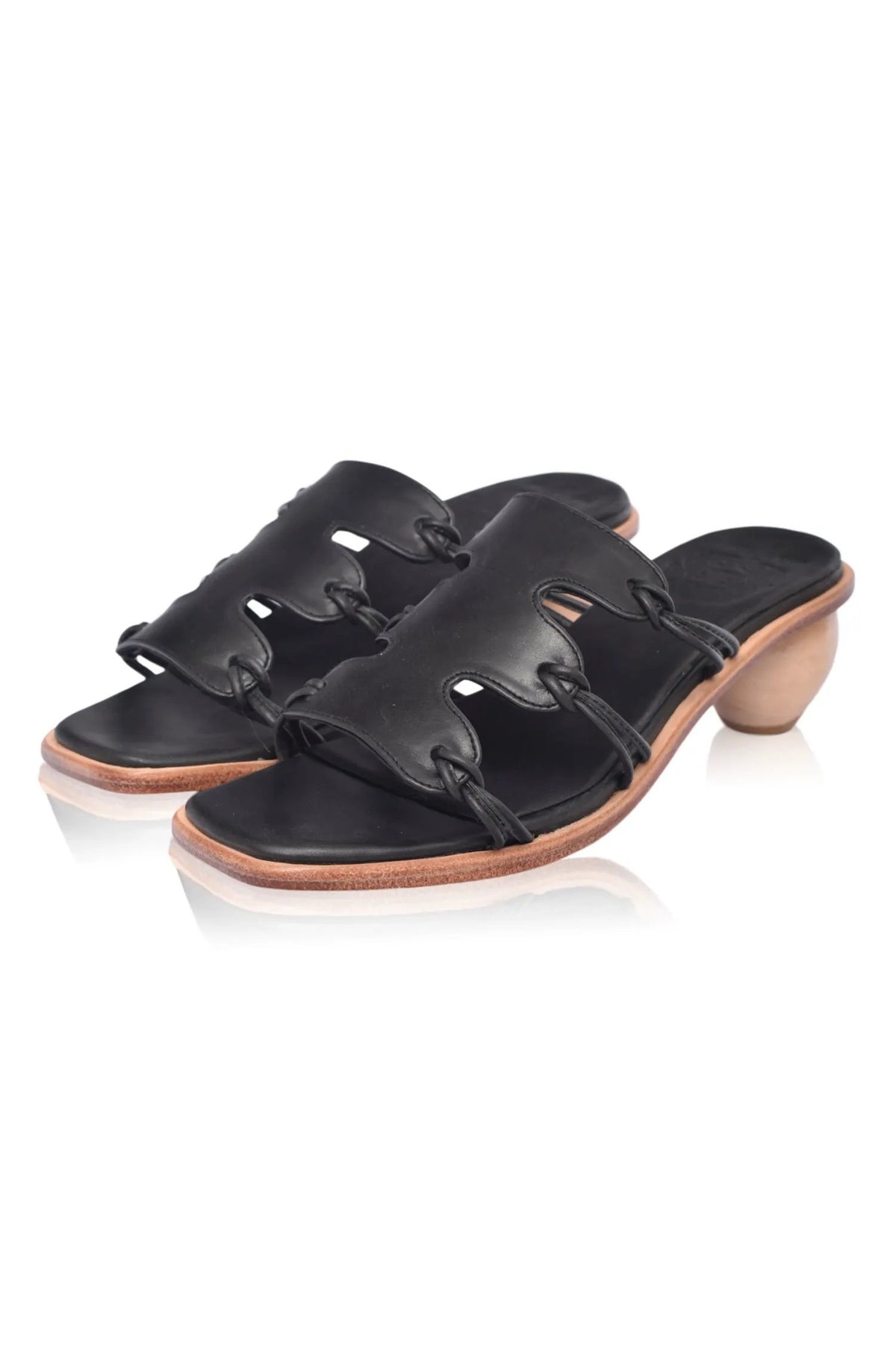 Ibiza Round Heel Mules by ELF