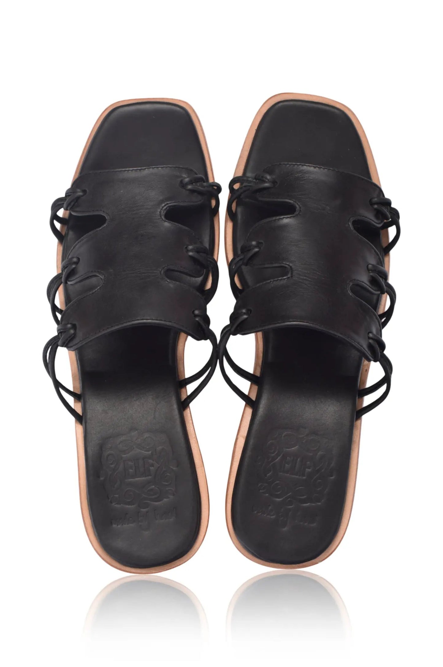 Ibiza Round Heel Mules by ELF