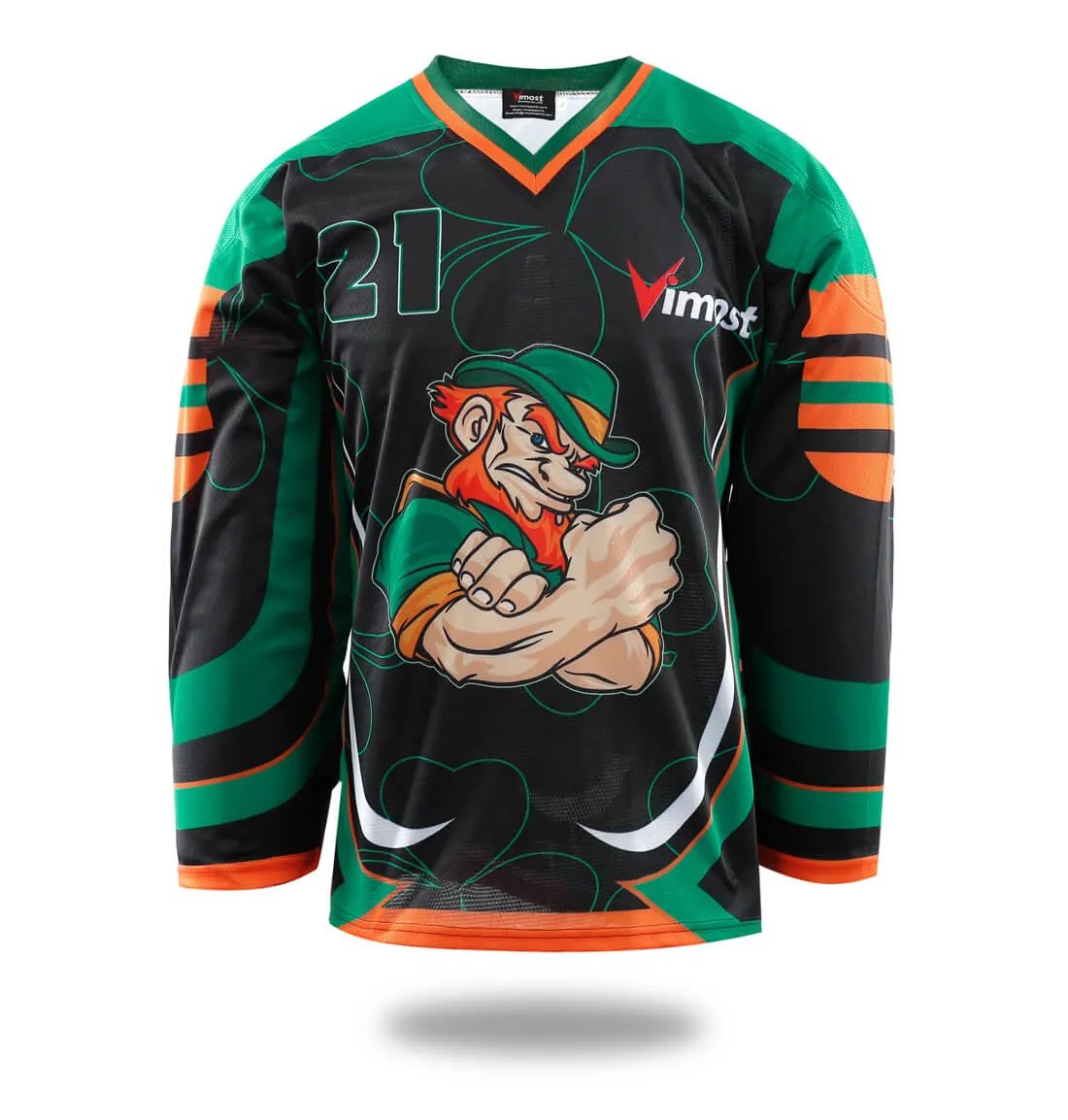 Custom Ireland Team Ice Hockey Jersey by Vimost Sportswear