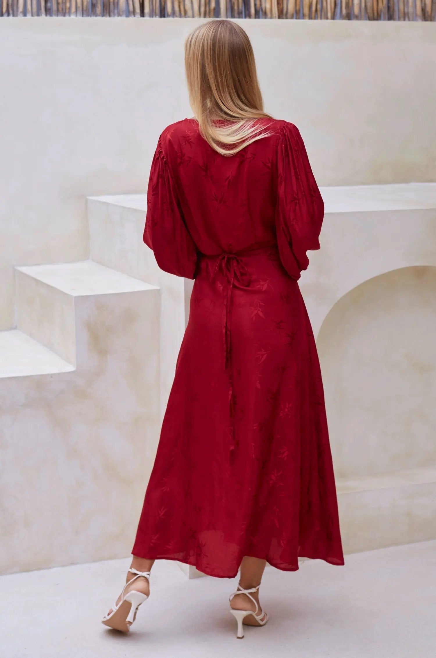 Isabella Long Sleeve Wrap Dress (Sale) by ELF