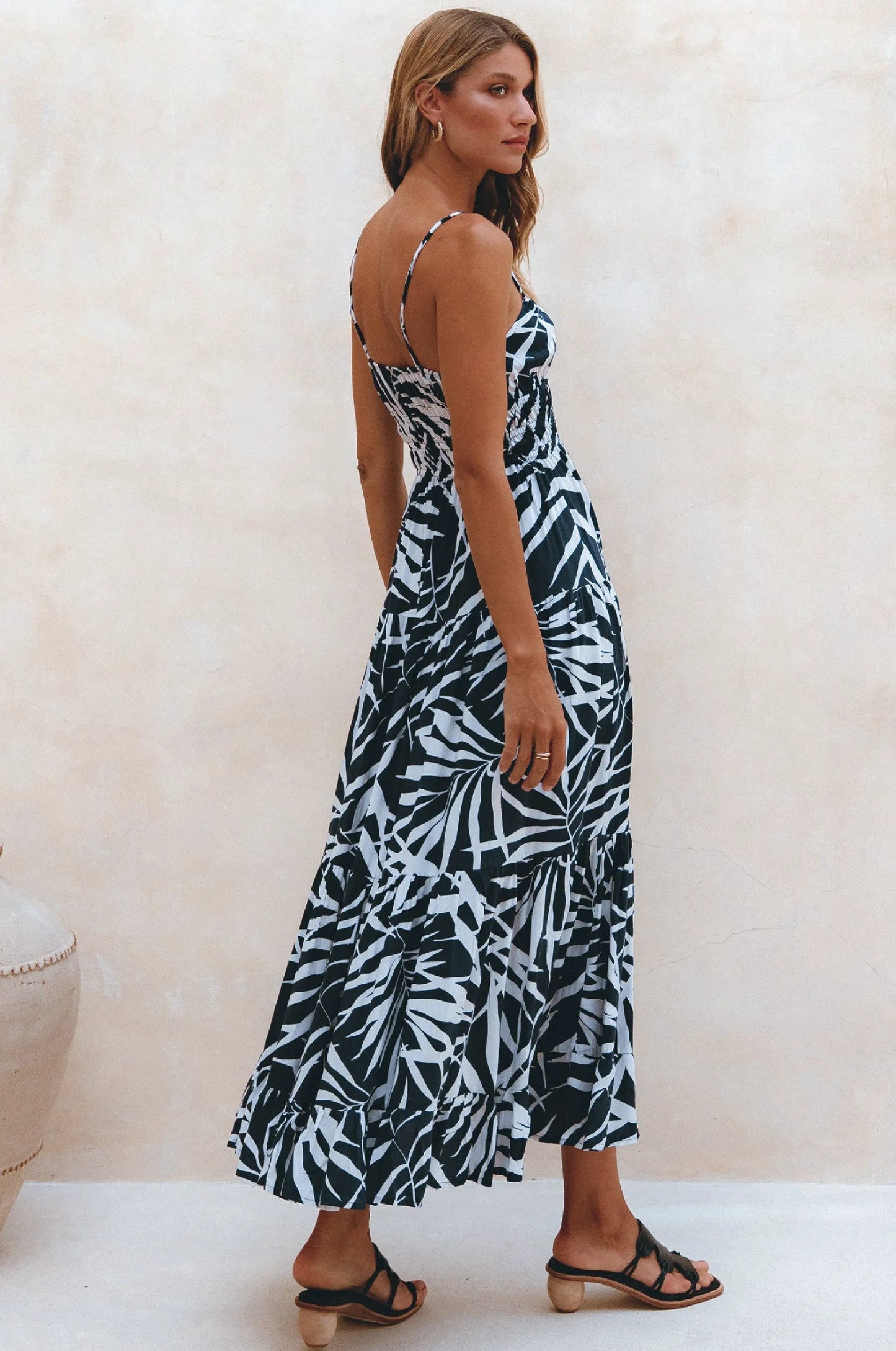 Isadora Tiered Maxi Dress (Sale) by ELF
