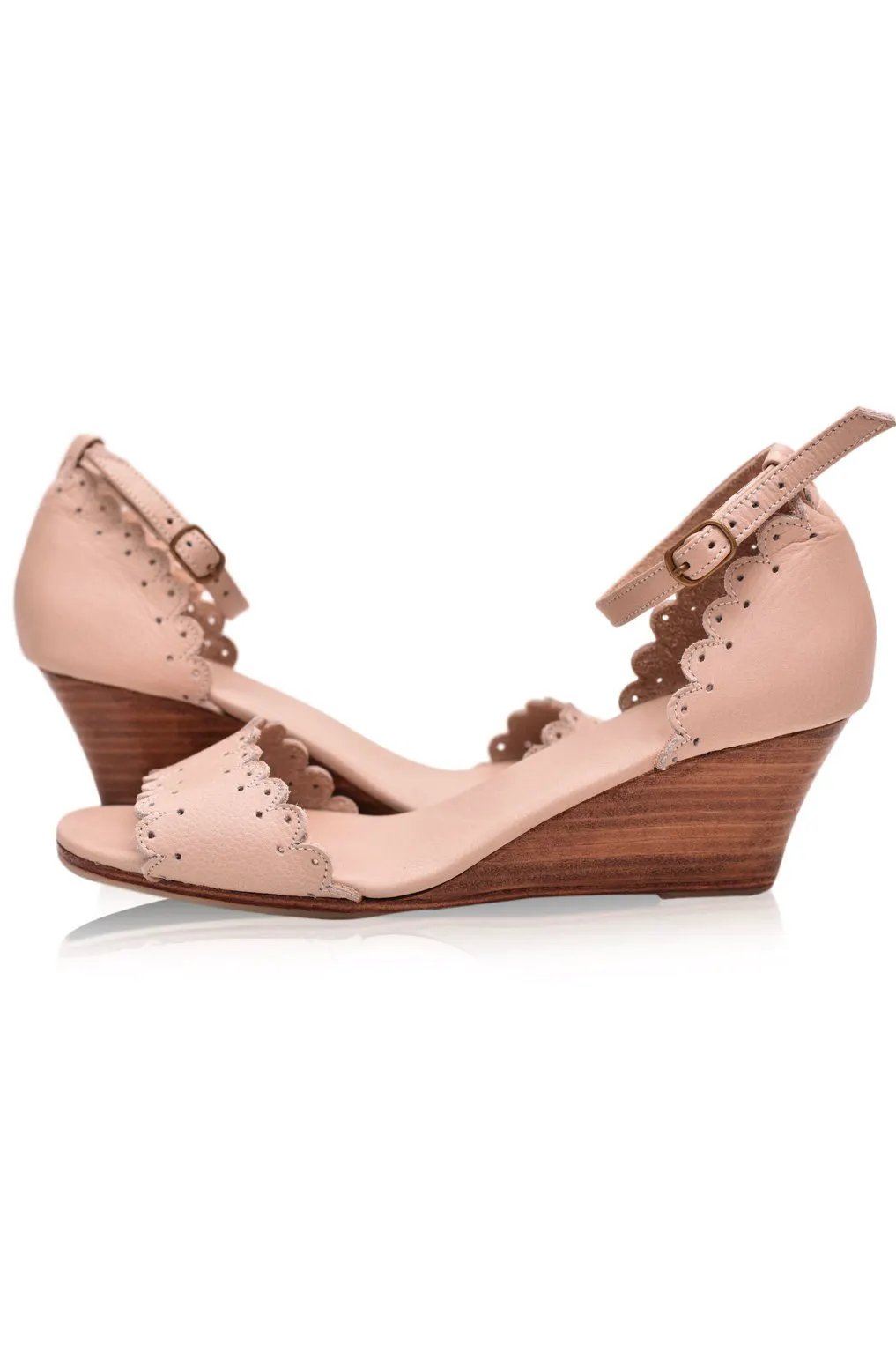 Dreamland Wooden Wedge Sandals by ELF