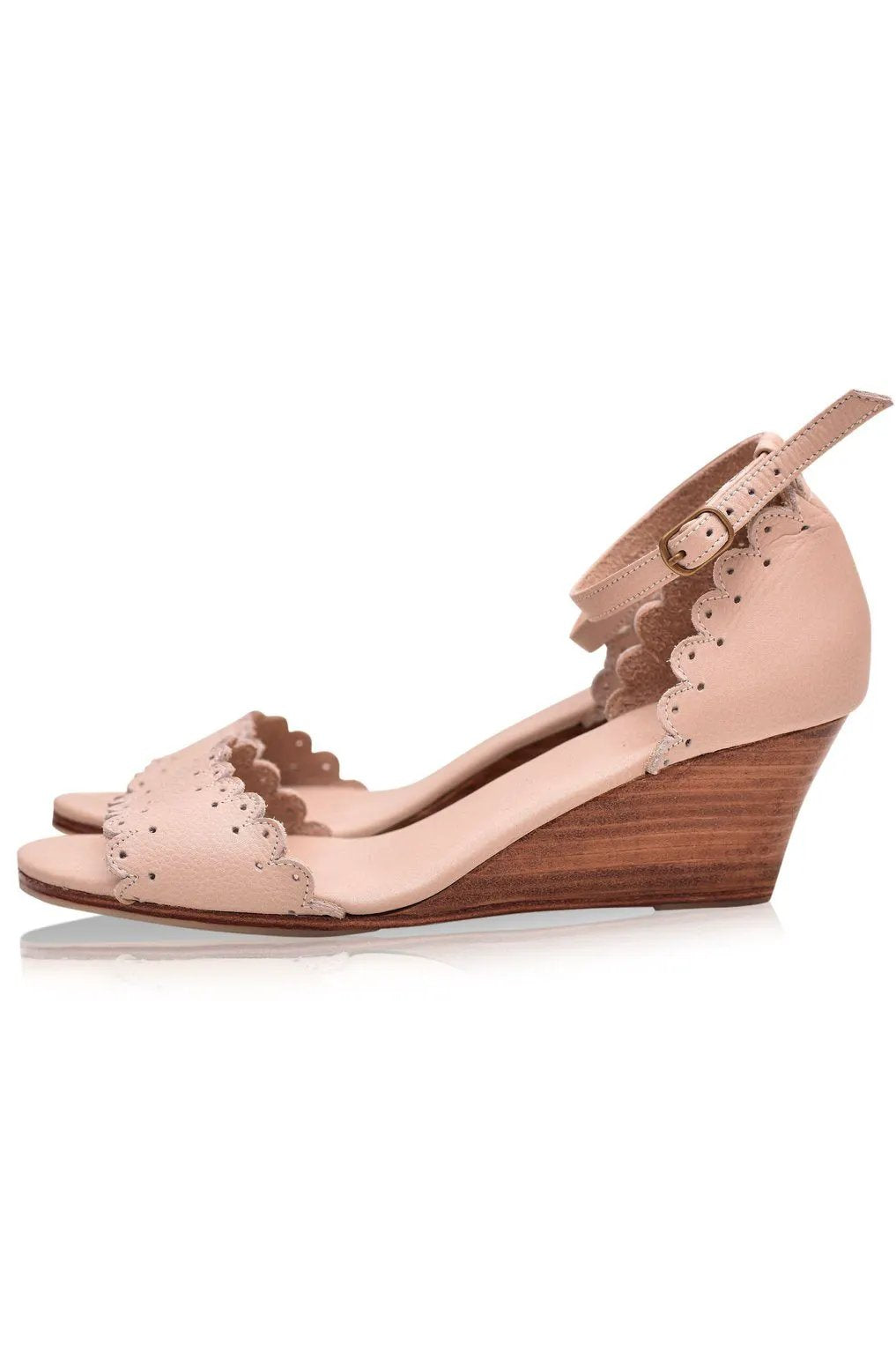 Dreamland Wooden Wedge Sandals by ELF