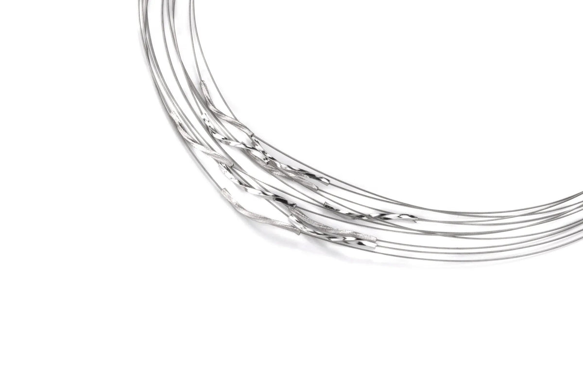 Gala Design Sonic Square Necklace Elegant For Modern Women Stainless Steel 925 by Jwls4u