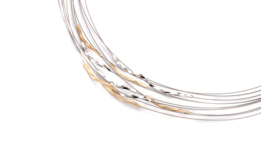 Gala Design Collier Sonic Square Gold J0152 by Jwls4u