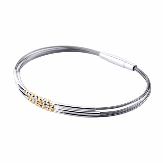 Gala Design Medea Gold Armband With Magnetic Clasp For Women by Jwls4u