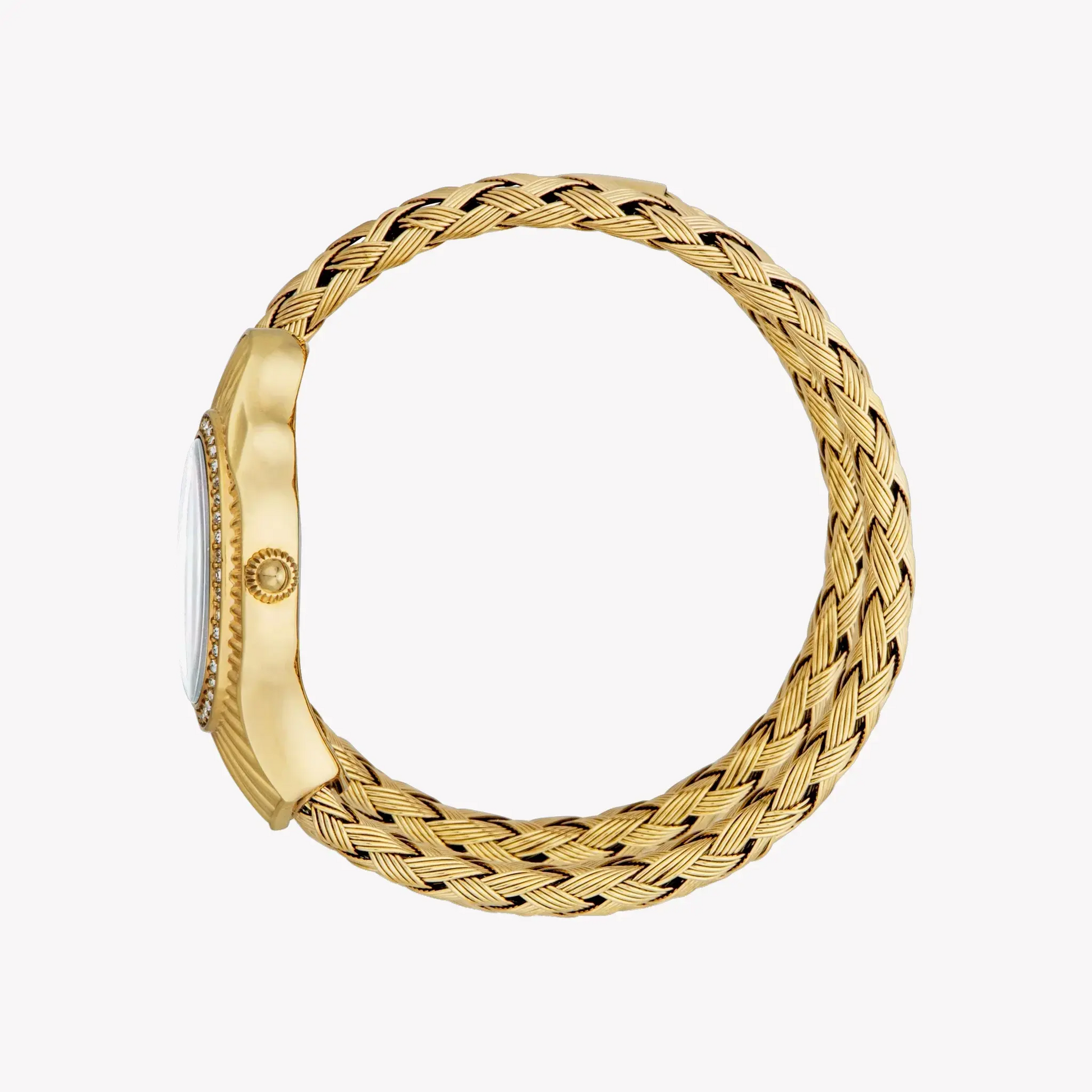Just Cavalli Women's Gold Stainless Steel Watch, White Dial | Jc1l305m0025 by JUST CAVALLI