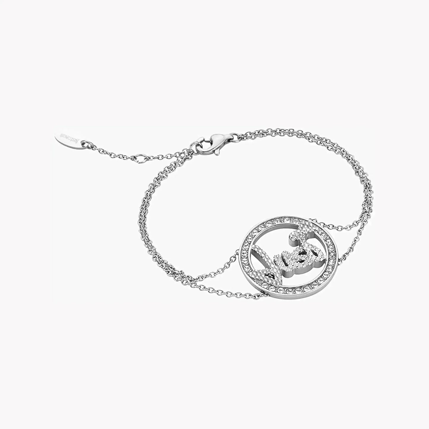 Just Cavalli Women's Silver Stainless Steel Bracelet, Silver Design | Jcbr00590100 by JUST CAVALLI