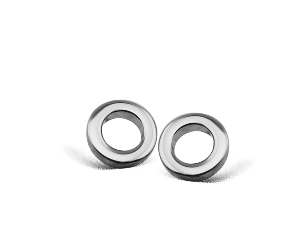 Oorbellen Rondje Zilver JE002S by Jwls4u