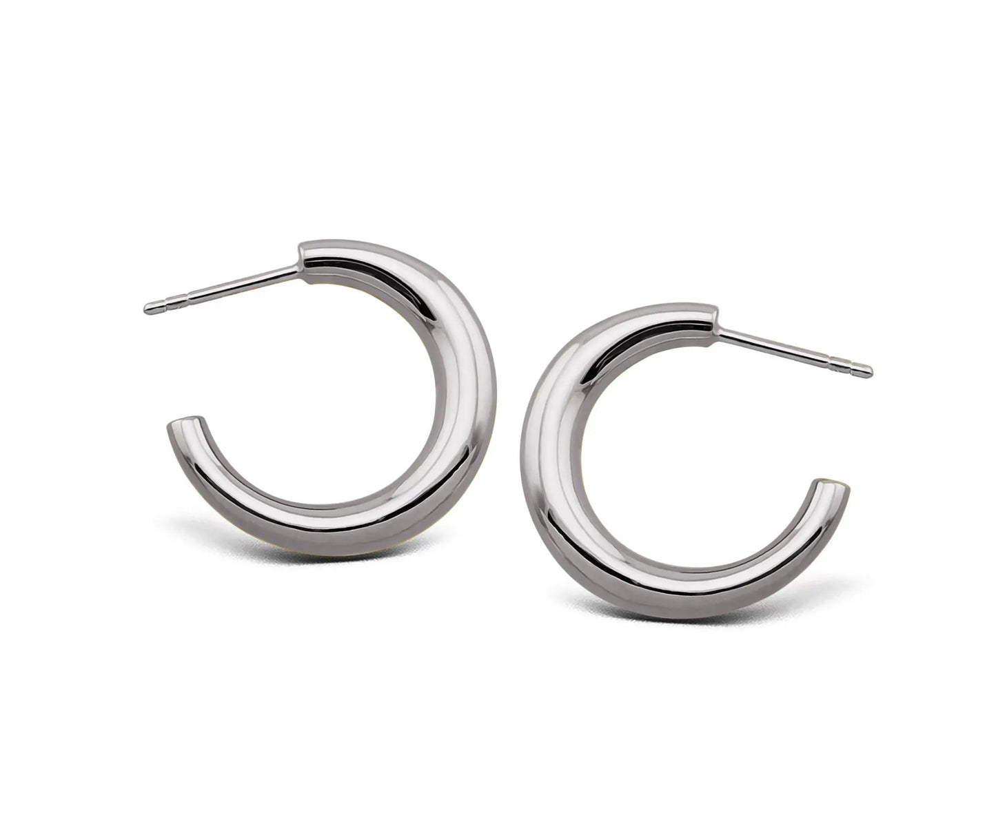 Oorbellen Classic Glans Zilver JE028S by Jwls4u