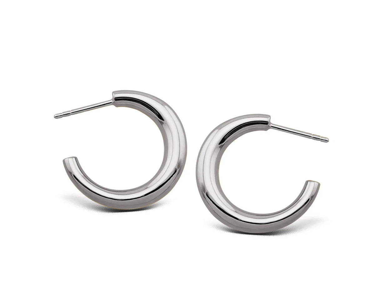 Oorbellen Classic Glans Zilver JE028S by Jwls4u