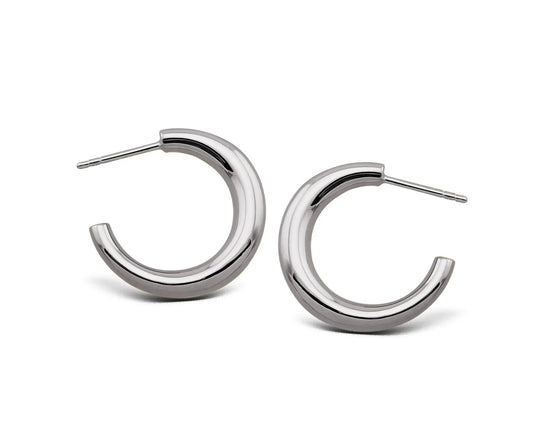 Oorbellen Classic Glans Zilver JE028S by Jwls4u