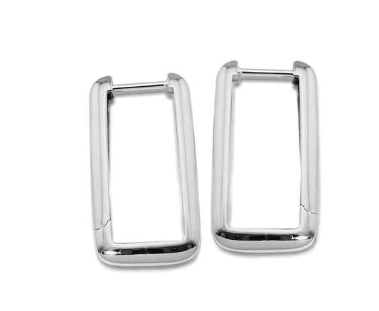 Jwls4u Silver Clip Earrings JE033S Glam Sparkle For Trendy Women Everyday by Jwls4u