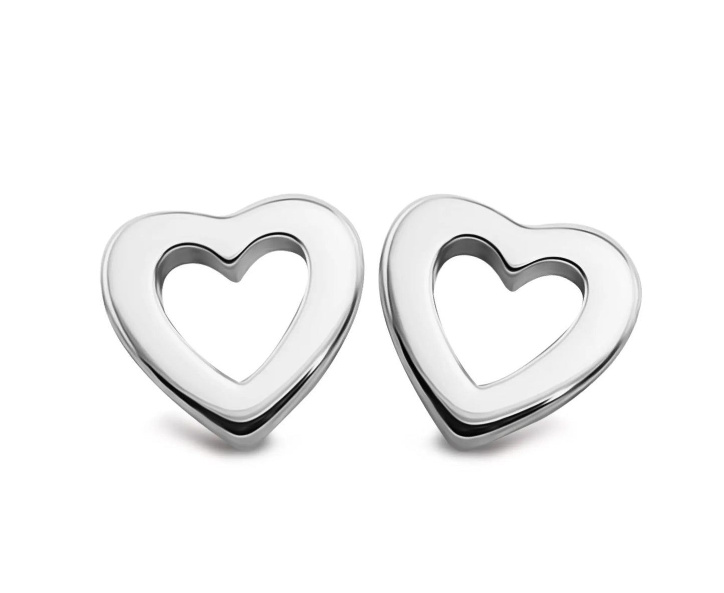 Oorbellen Open Hart Zilver JE038S by Jwls4u