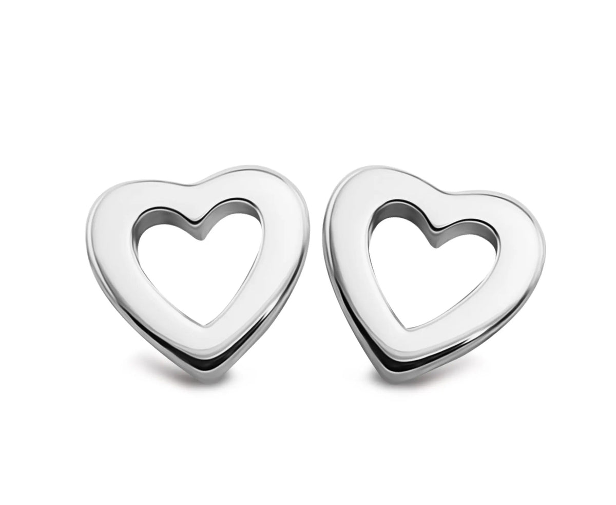 Oorbellen Open Hart Zilver JE038S by Jwls4u