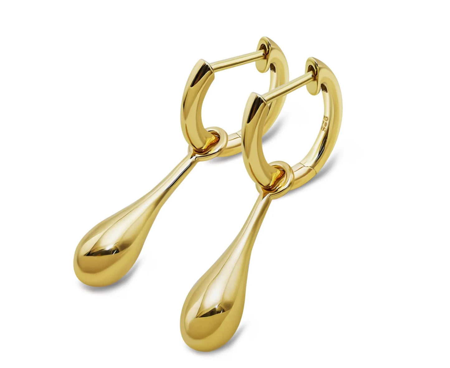 Earparty by Jwls4u Oorringen Druppel JE048G by Jwls4u