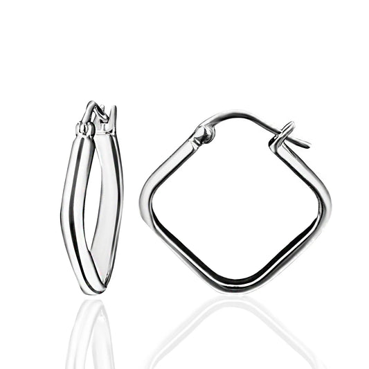 Oorbellen Boomerang Zilver JE052S by Jwls4u