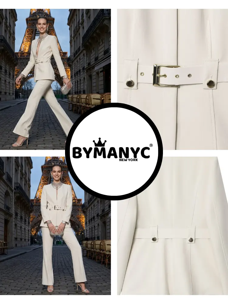 Jacket & Pants Set Women's AVENUE VICTOR HUGO New Collection PARIS LE MARAIS BYMANYC ® New York by BYMANYC ® New York