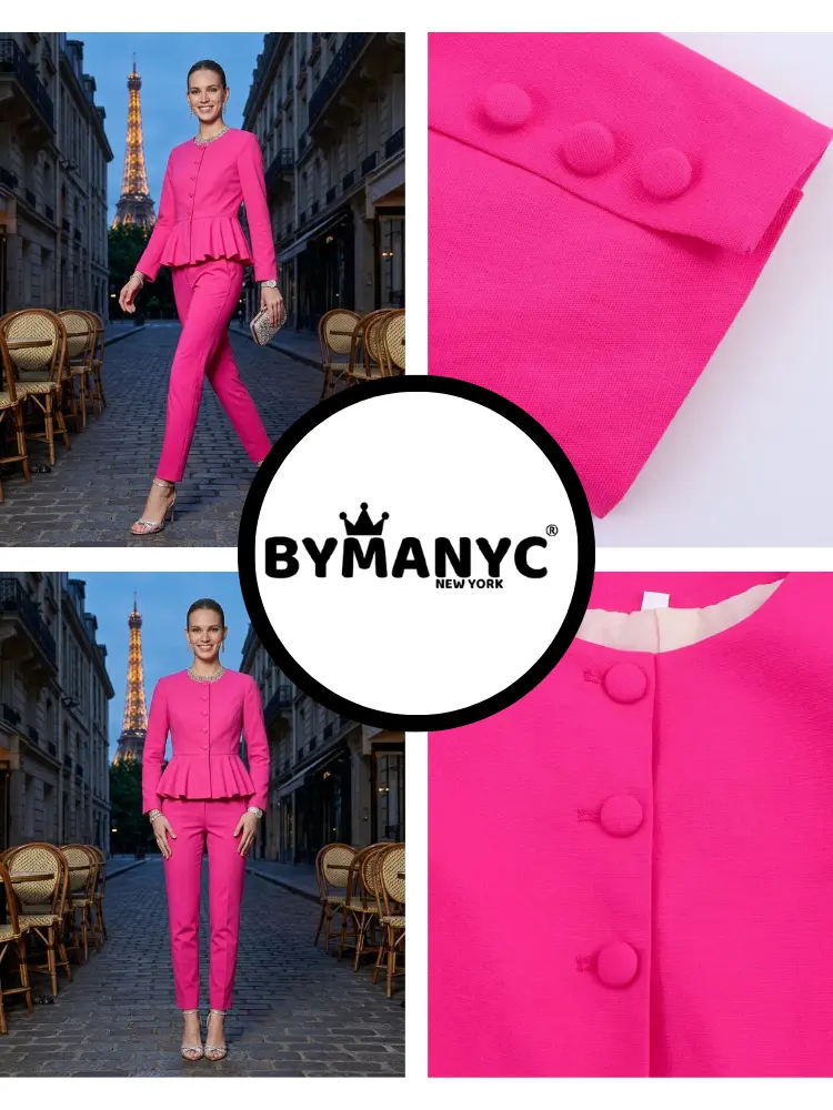 Jacket & Pants Set Women's BASTILLE CHIC New Collection PARIS LE MARAIS BYMANYC ® New York by BYMANYC ® New York