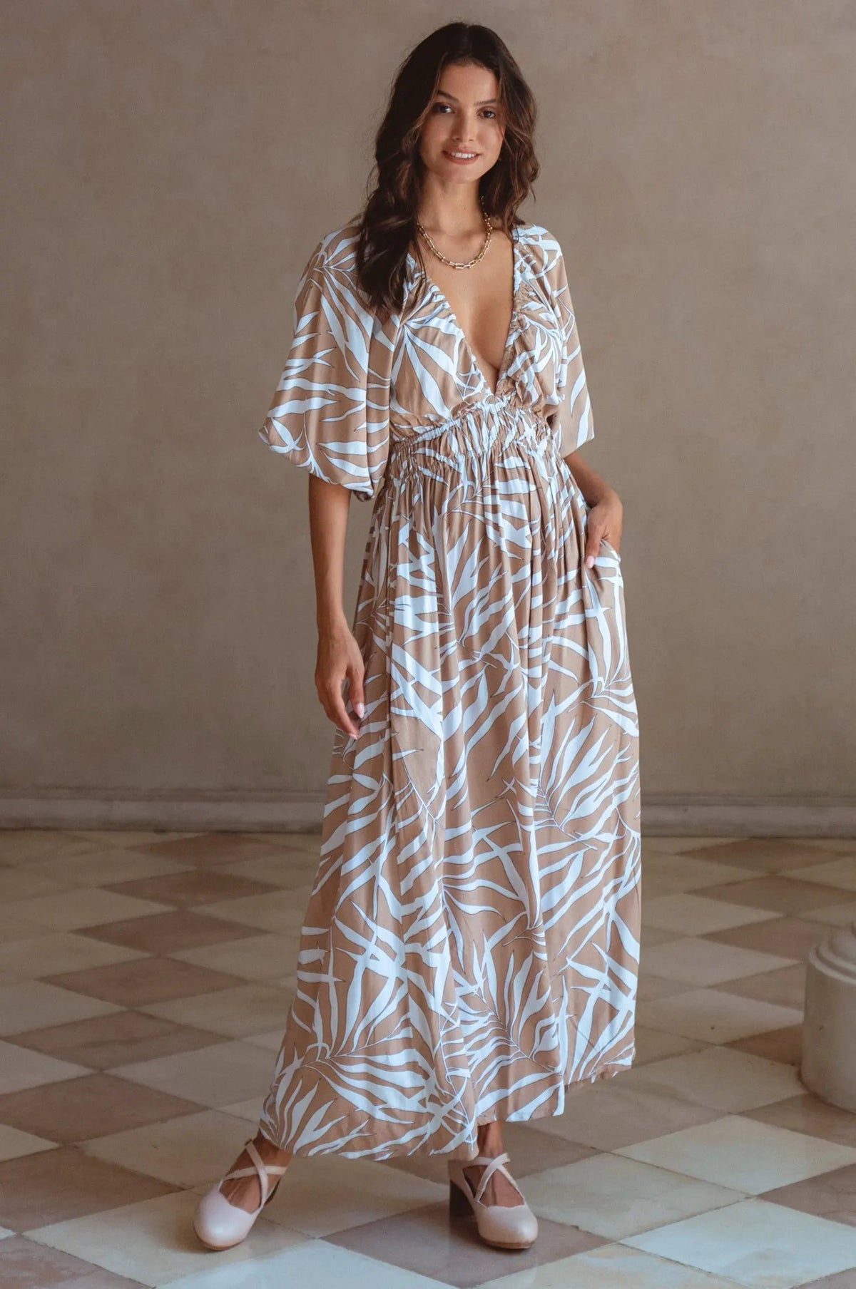Kezas Rayon Maxi Dress by ELF