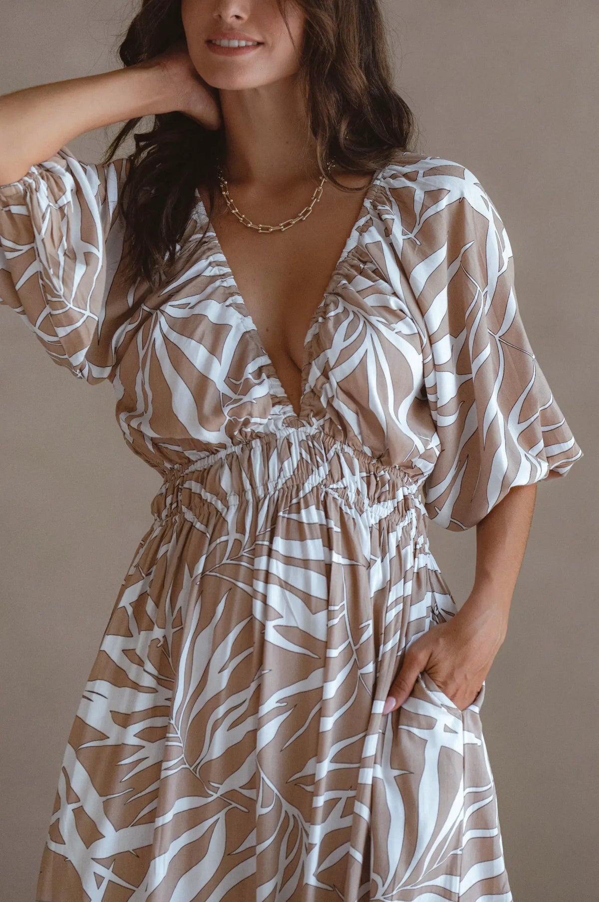 Kezas Rayon Maxi Dress by ELF