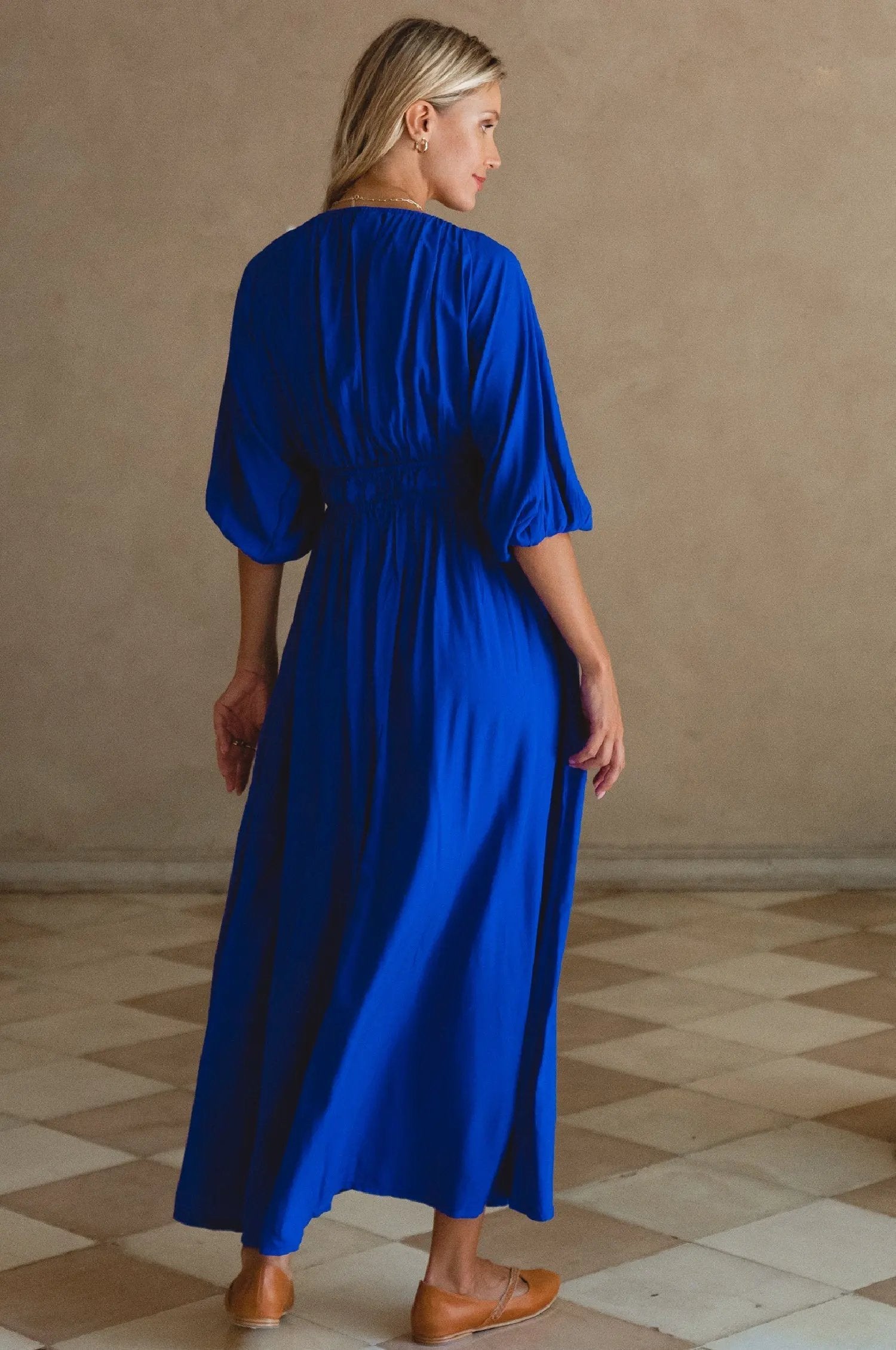 Kezas Rayon Maxi Dress by ELF
