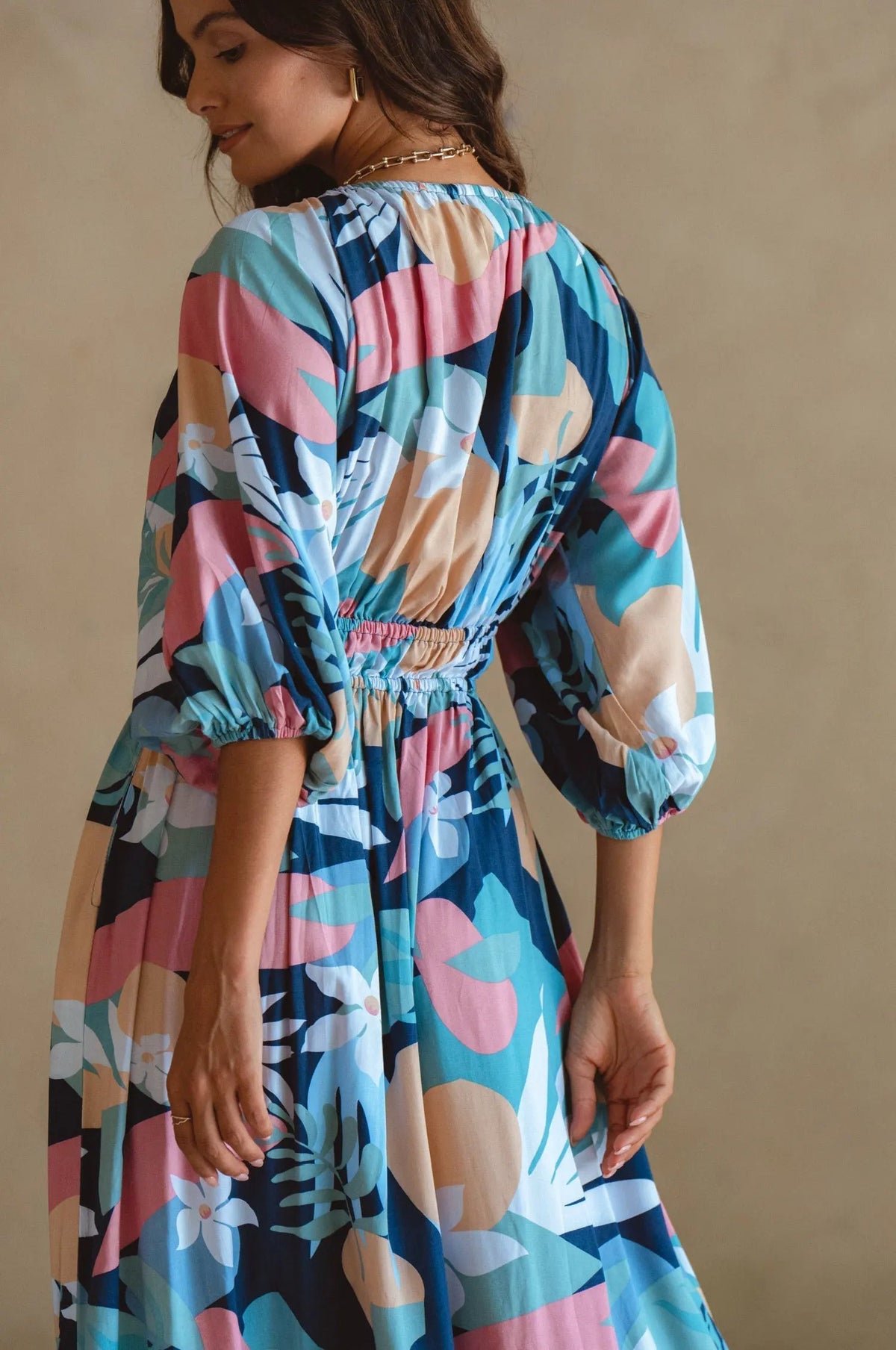 Kezas Rayon Maxi Dress by ELF