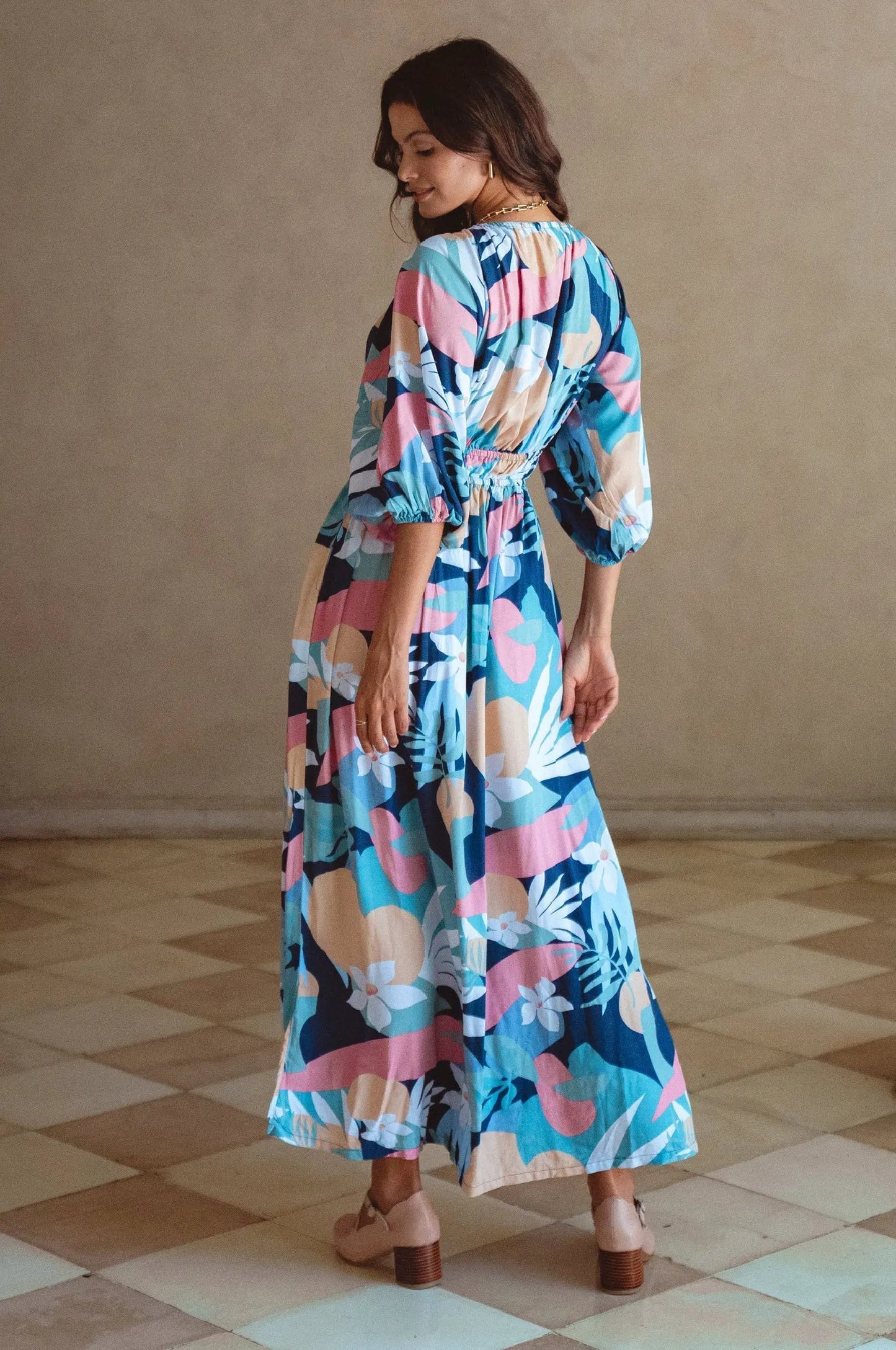 Kezas Rayon Maxi Dress by ELF