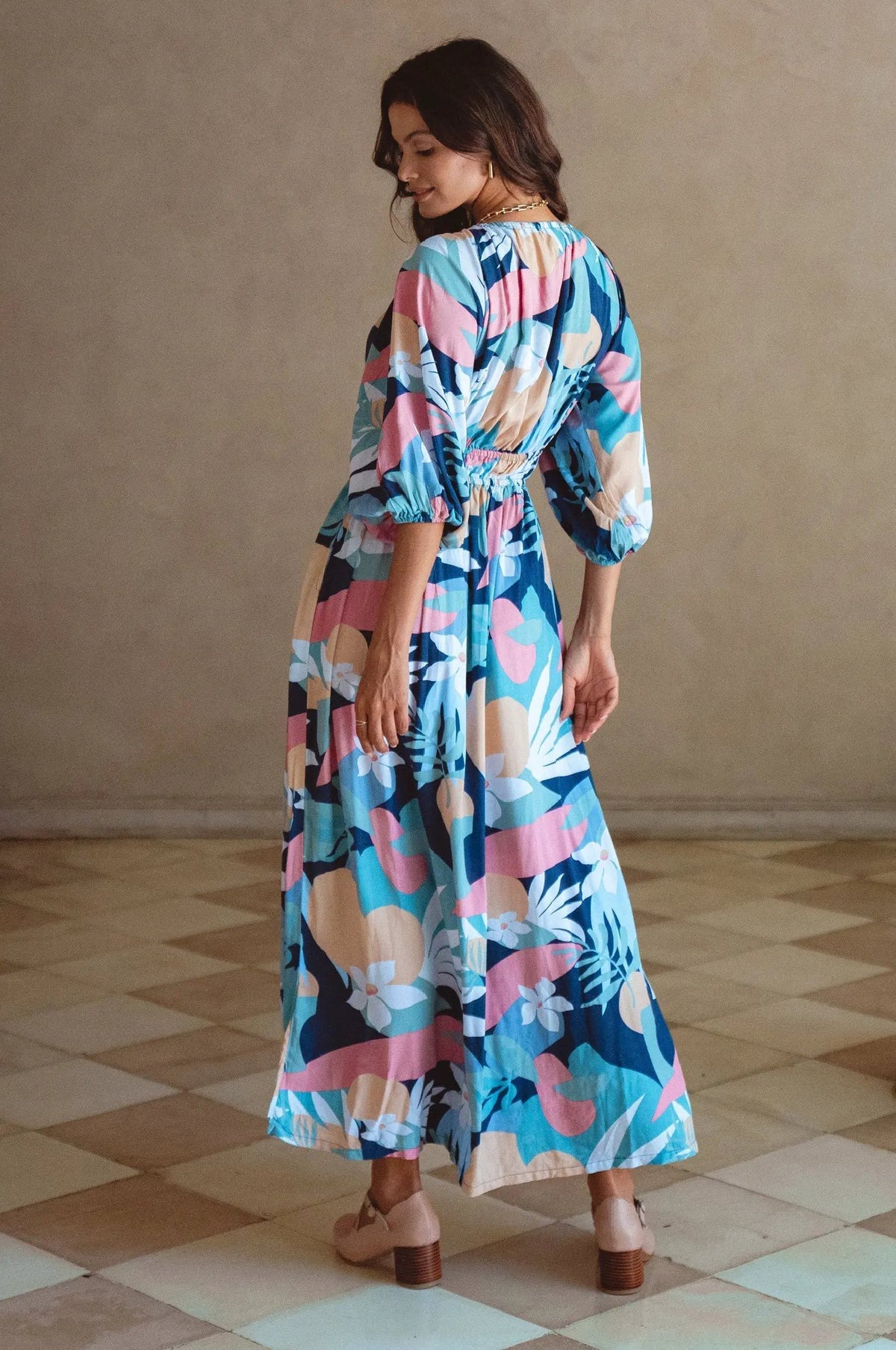 Kezas Rayon Maxi Dress by ELF