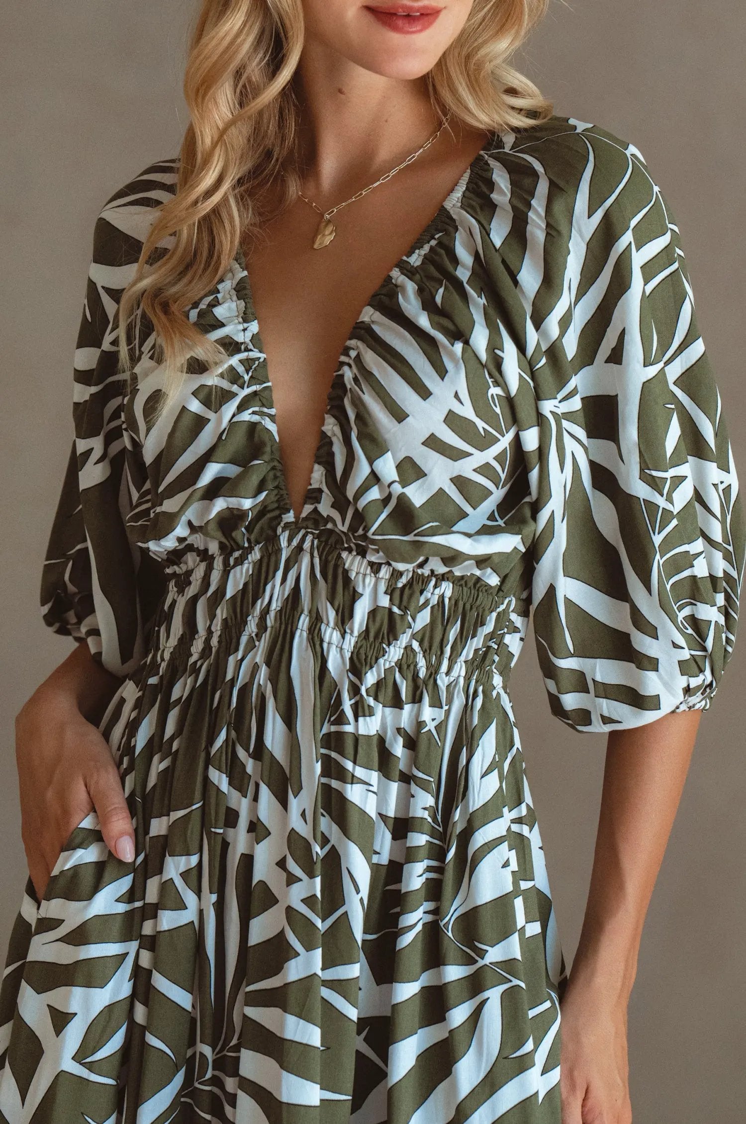 Kezas Rayon Maxi Dress by ELF