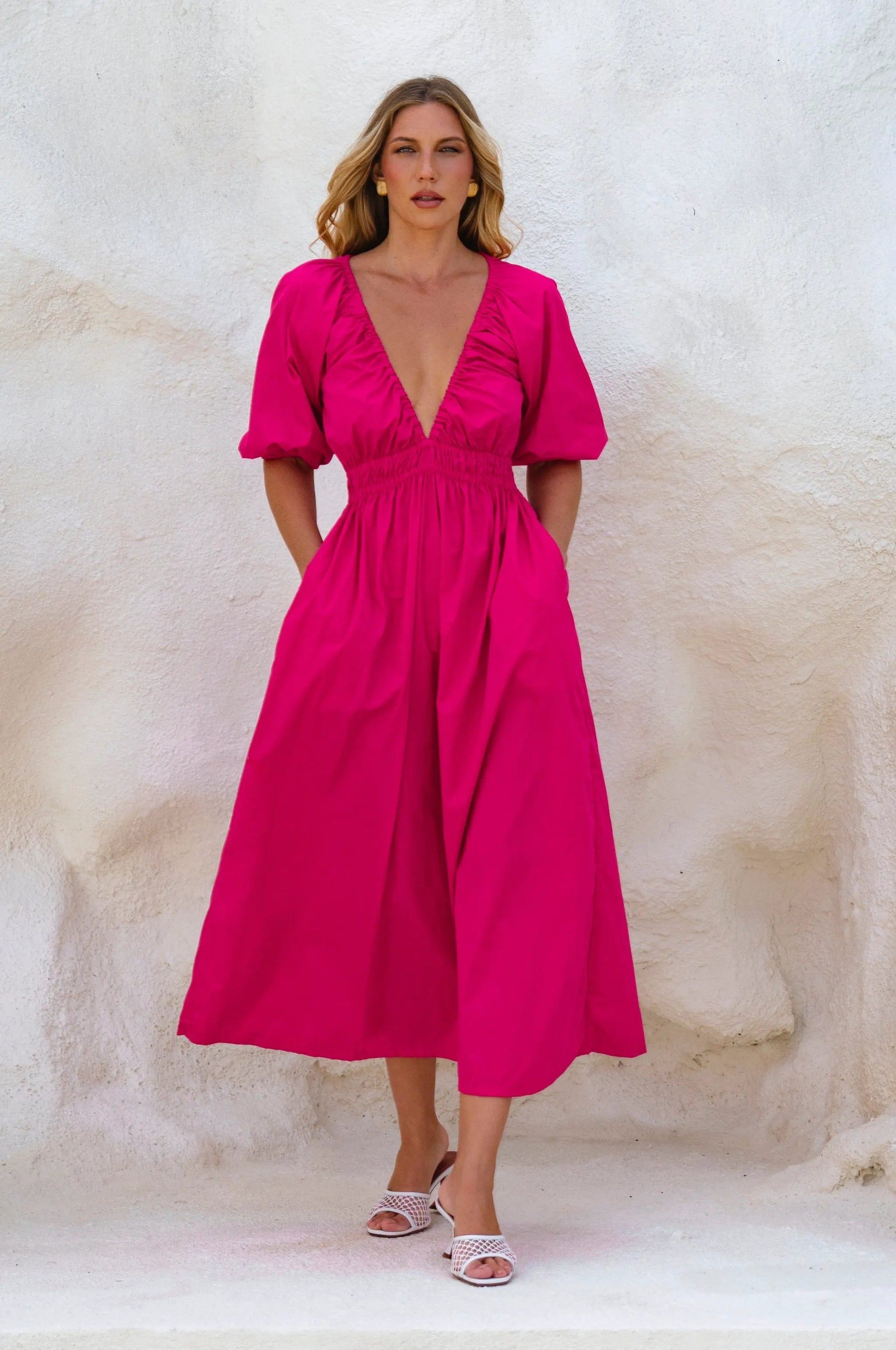 Kezas Cotton Maxi Dress by ELF