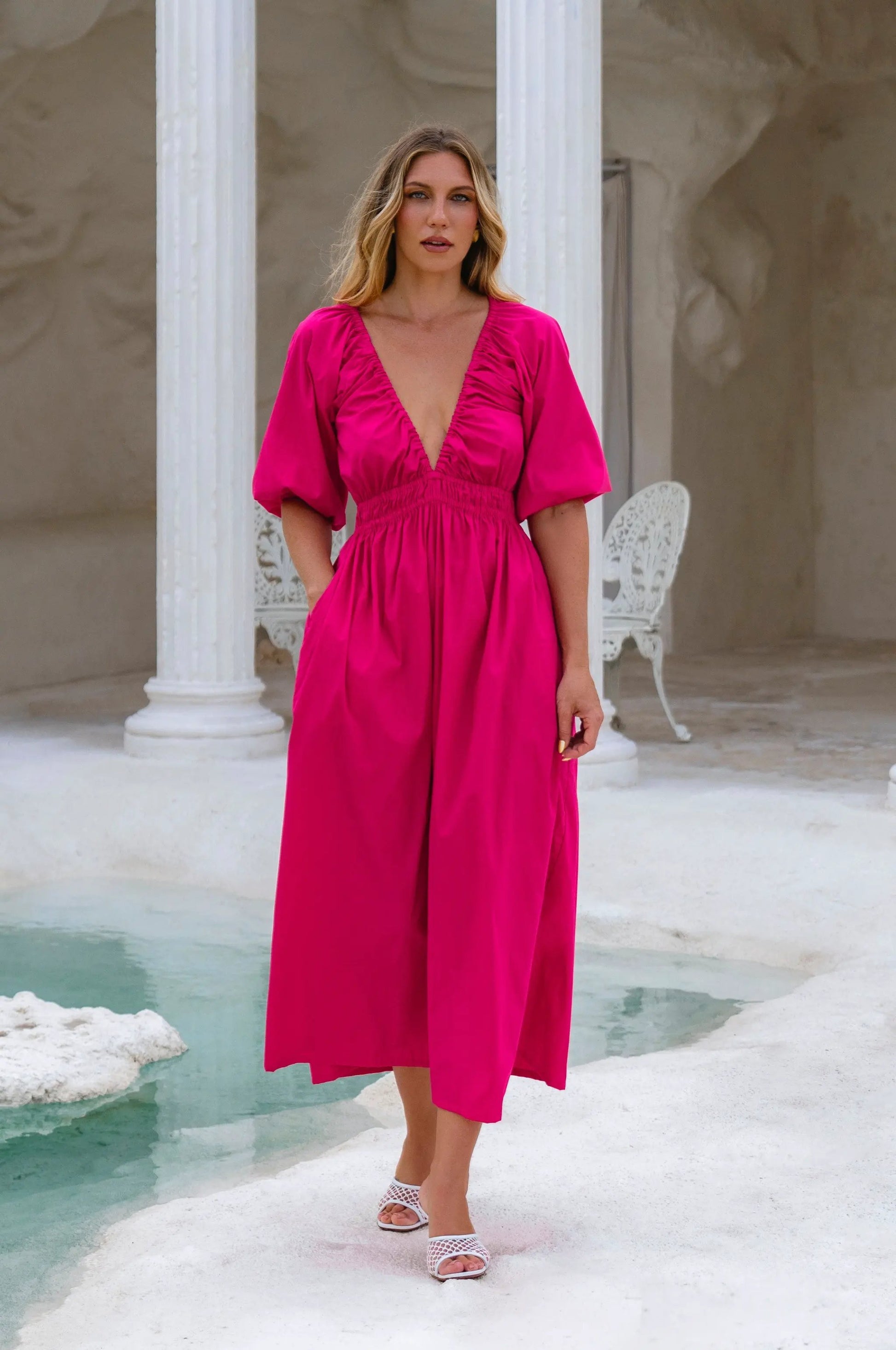 Kezas Cotton Maxi Dress by ELF