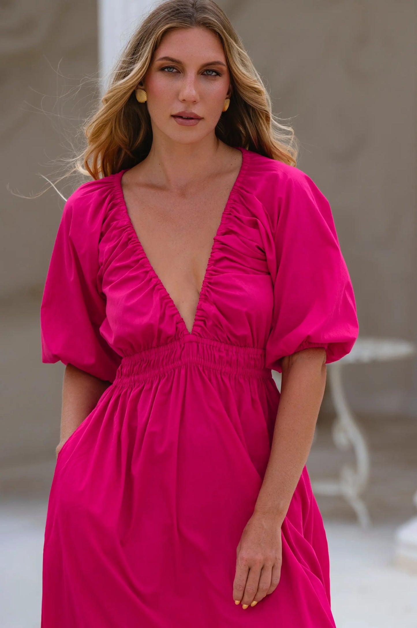 Kezas Cotton Maxi Dress by ELF